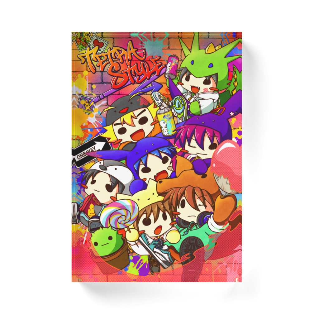 「ペイント」のアクリルブロック