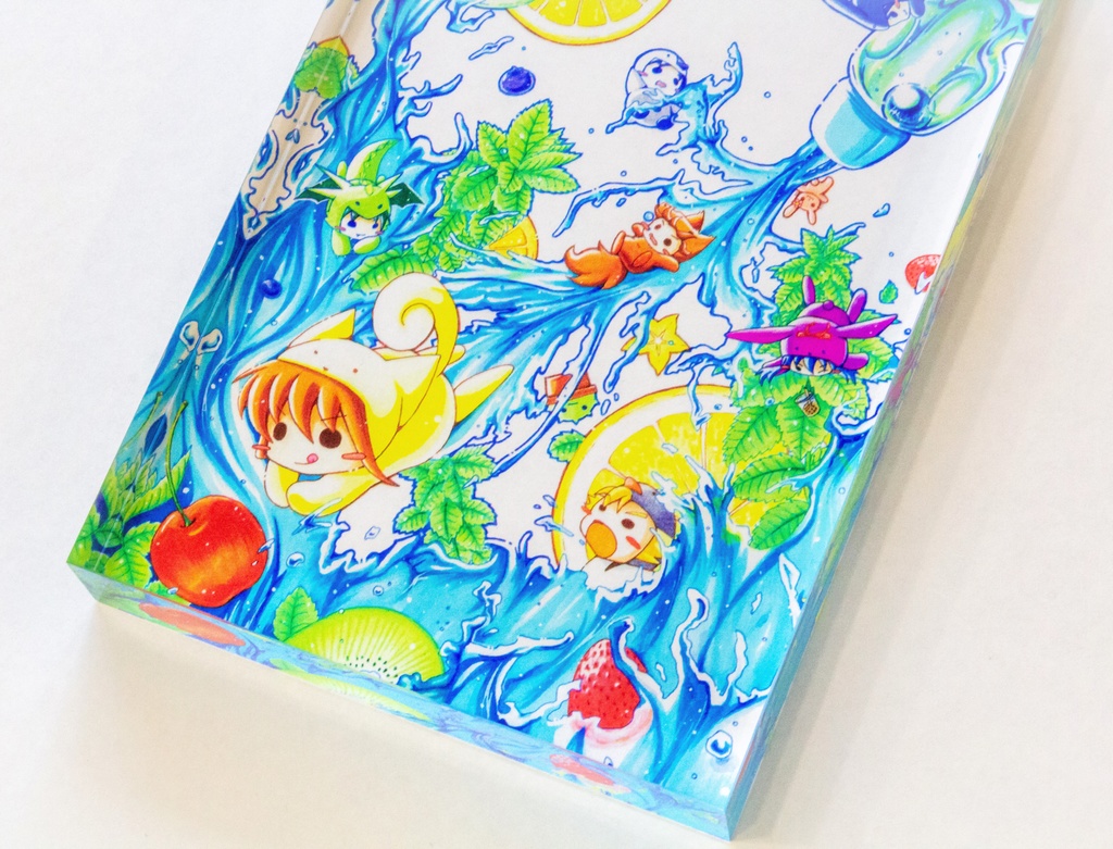 ラムネのアクリルブロック