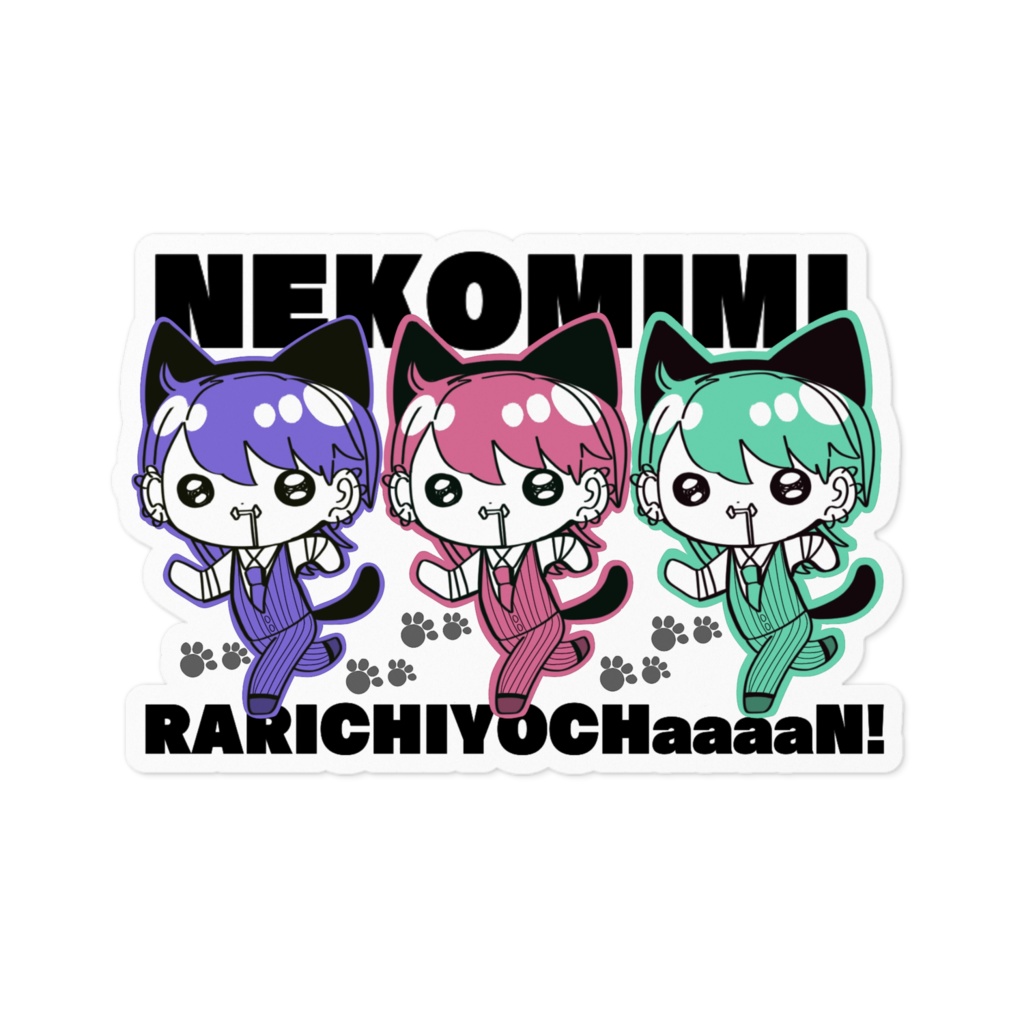 【東リベ】猫耳らりちよちゃんステッカー