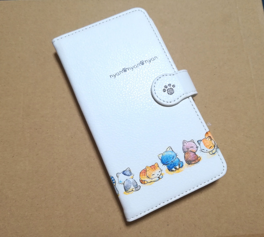 手帳型Androidケース【すいさいこねこ】