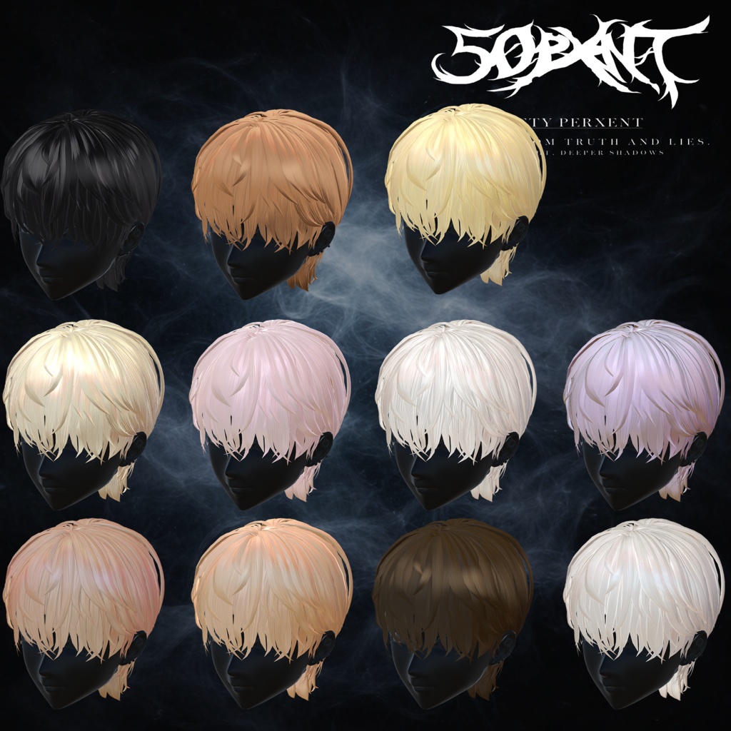 【新ブランド開設記念SALE】MIDNIGHT LOOSE HAIR +Chain CAP