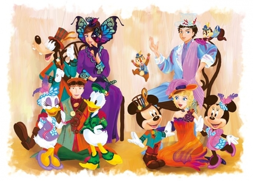 ポストカード ファッショナブルイースター Reflection Booth