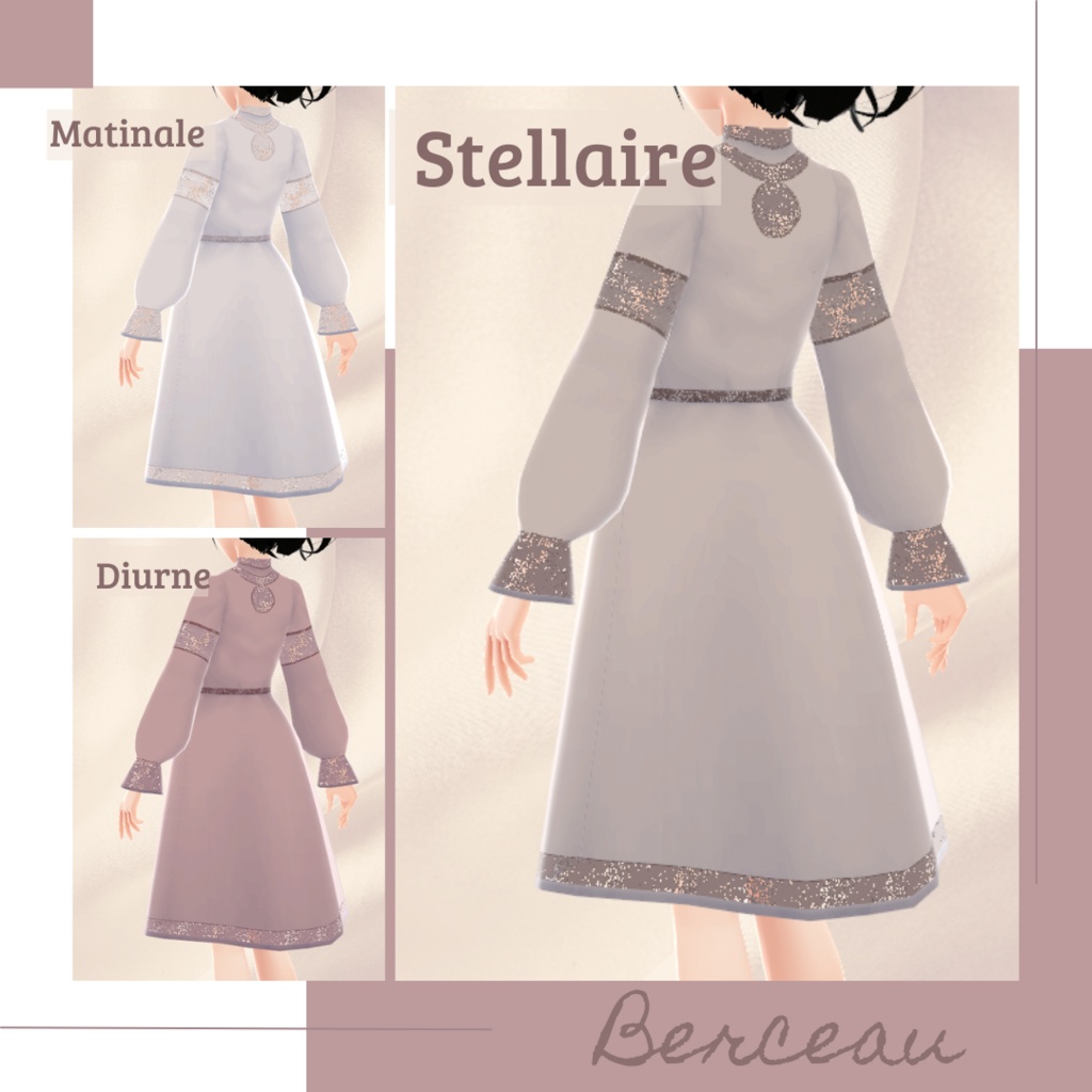 【無料版あり】ディティールレースワンピース − Berceau −