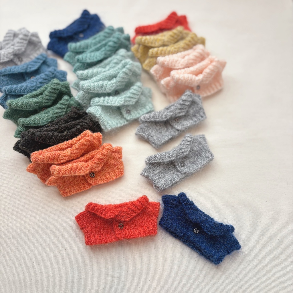 【10cmマスコットサイズ】ニットカーディガン