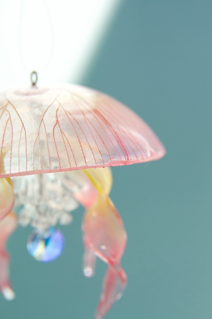 夕焼けミズクラゲのサンキャッチャー