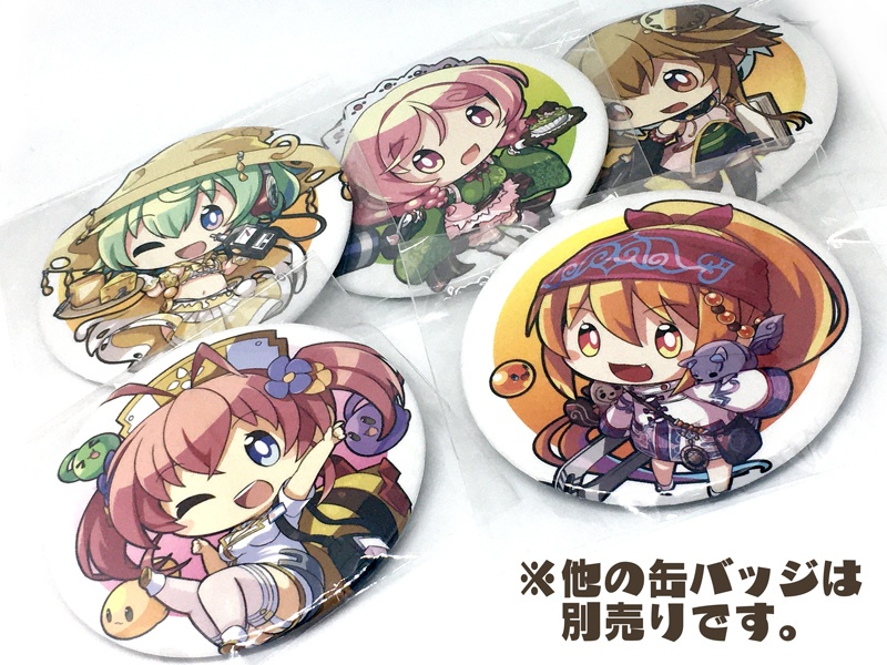 ちび建姫缶バッジ トラックミキサー【ナース】