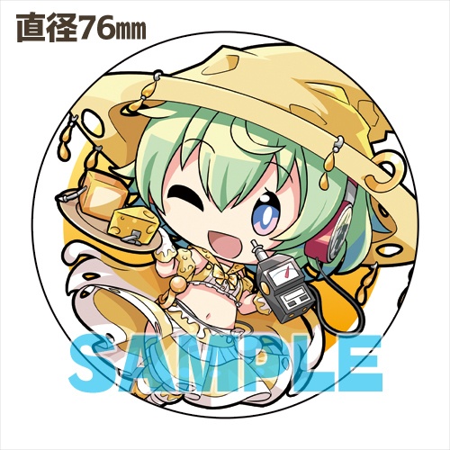 ちび建姫缶バッジ　騒音計【チーズ】