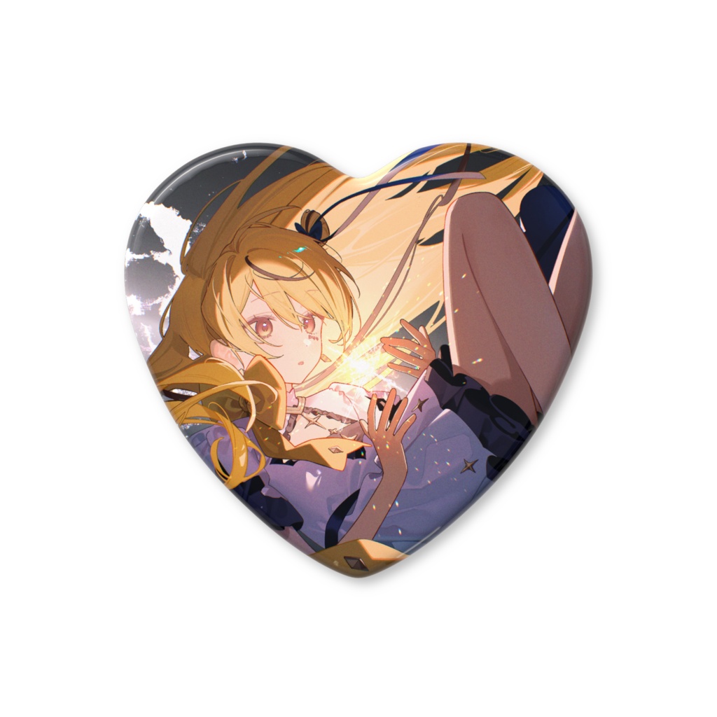 【2025 Christmas】ハート缶バッジ