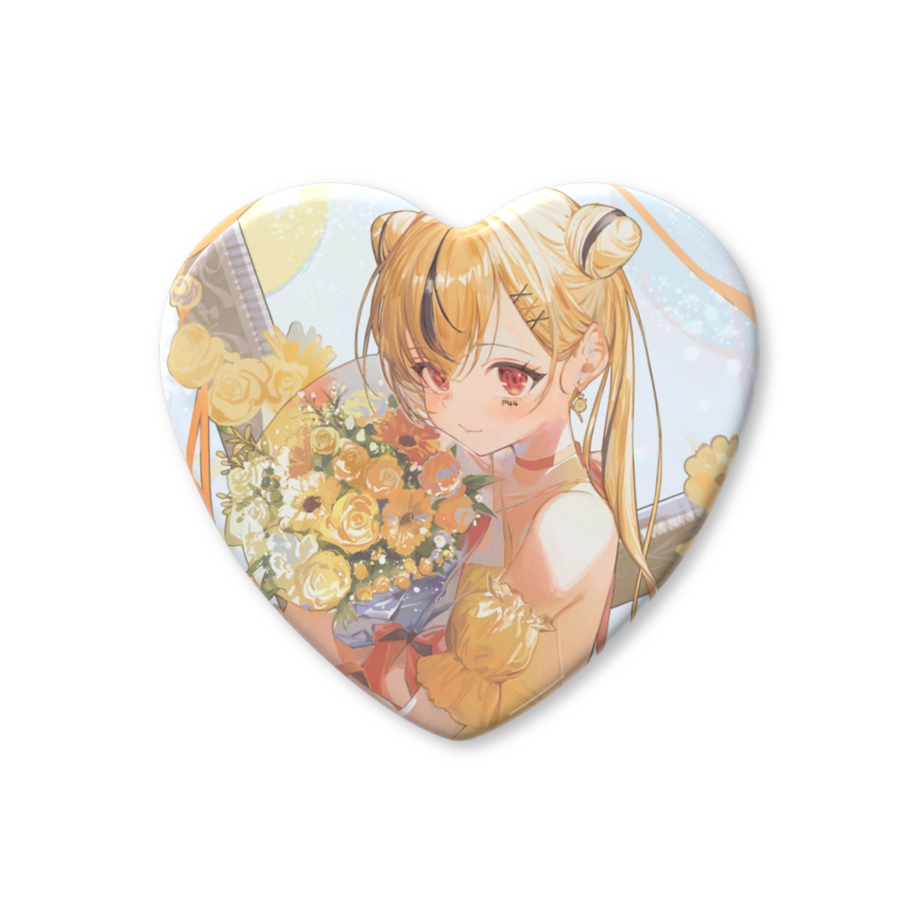 【2nd Anniversary】ハート缶バッジ