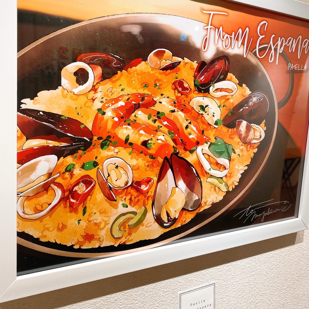 A3イラスト【額装済み】