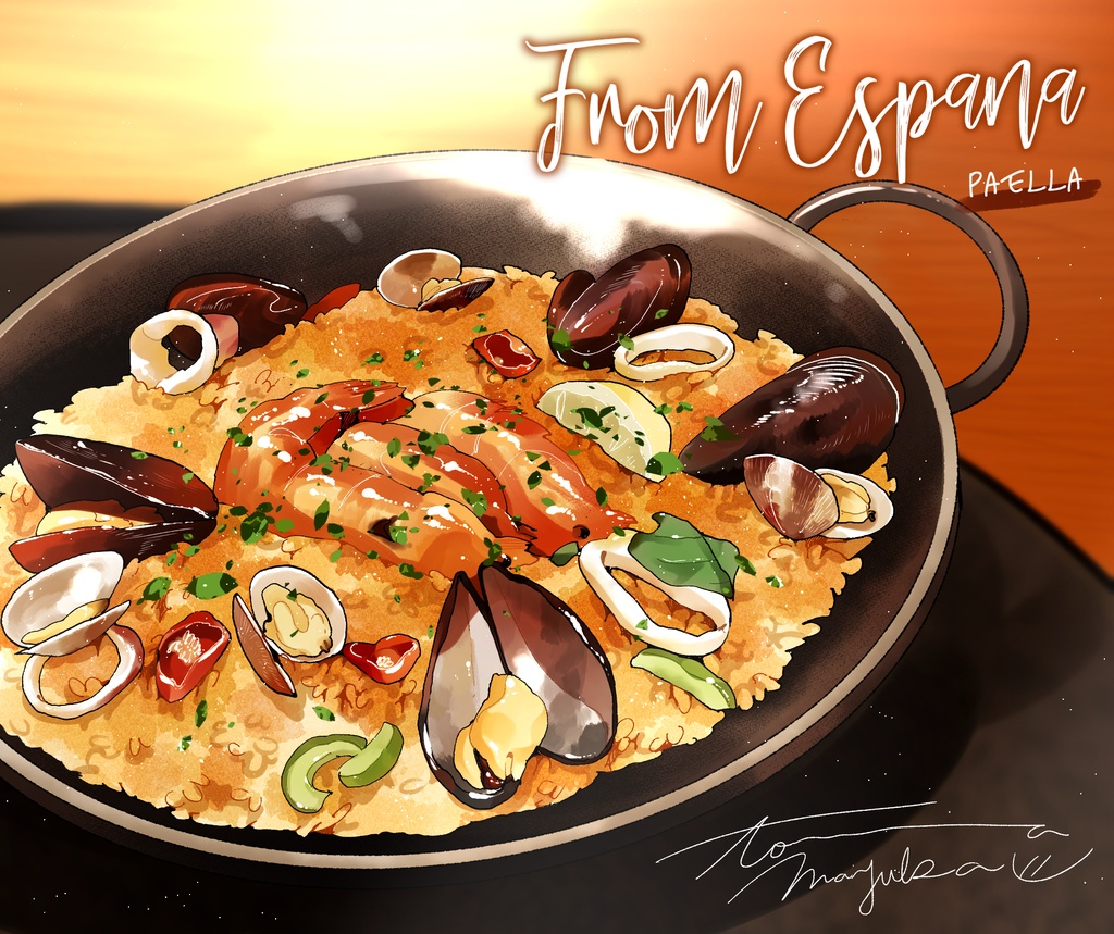 A3イラスト【額装済み】