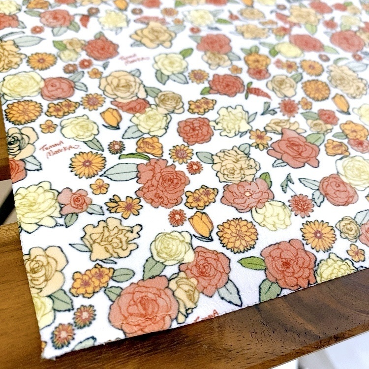 オリジナル小花柄ハンカチ〈全3種〉