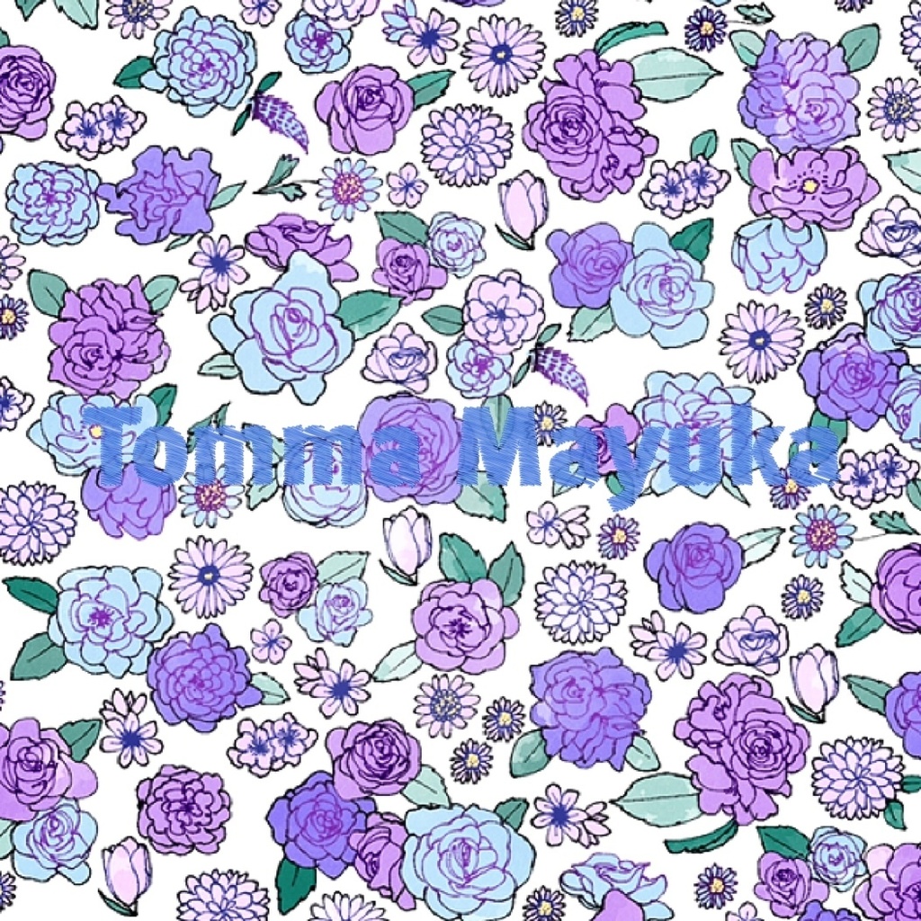 オリジナル小花柄ハンカチ〈全3種〉