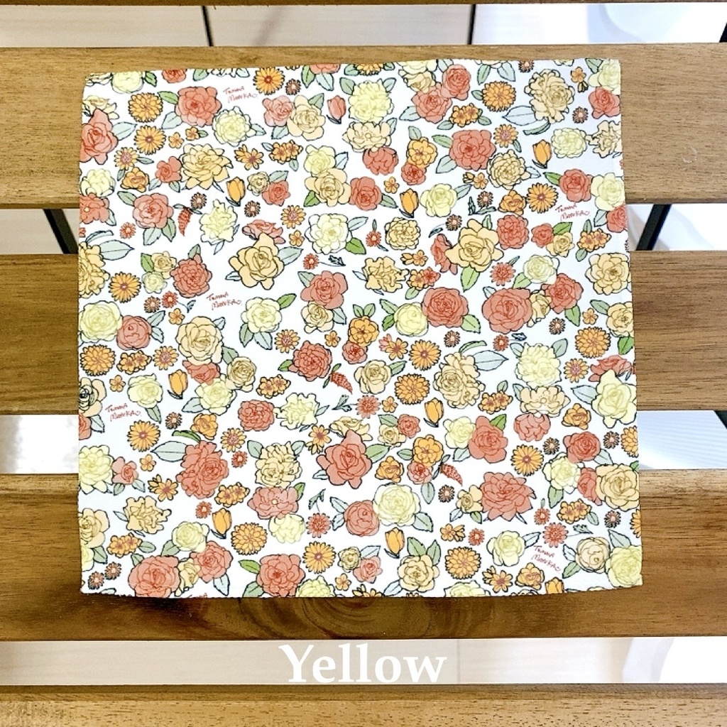 オリジナル小花柄ハンカチ〈全3種〉