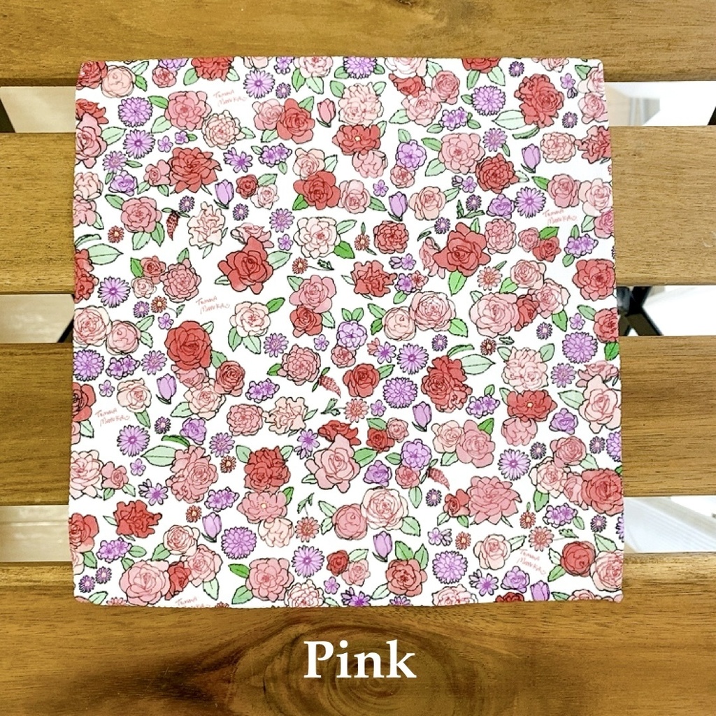 オリジナル小花柄ハンカチ〈全3種〉