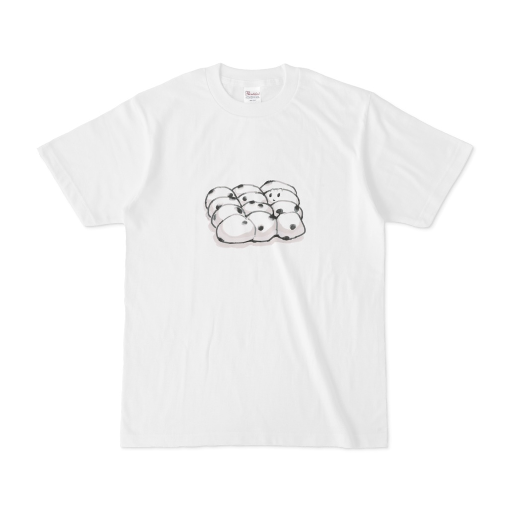 豆大福虚無ハムTシャツ