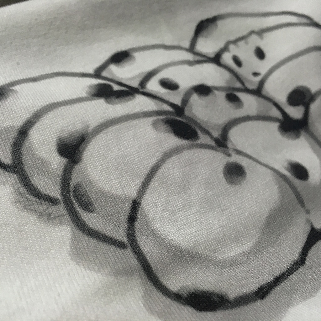 豆大福虚無ハムTシャツ