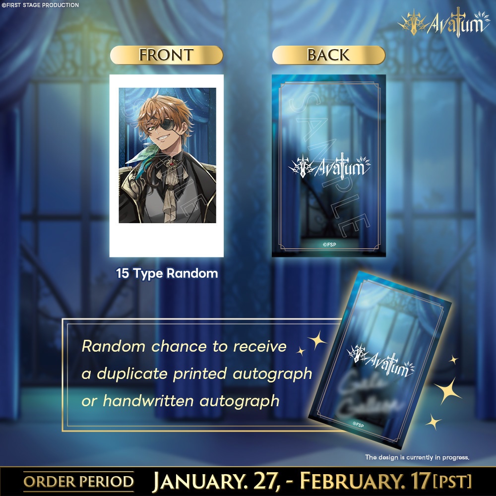【Avallum 1 Year Anniversary Goods】Random Snapshot Card