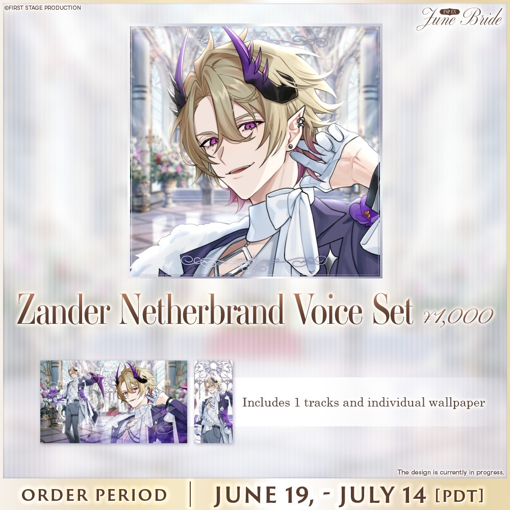 FIRST STAGE PRODUCTION EN June Bride Voice