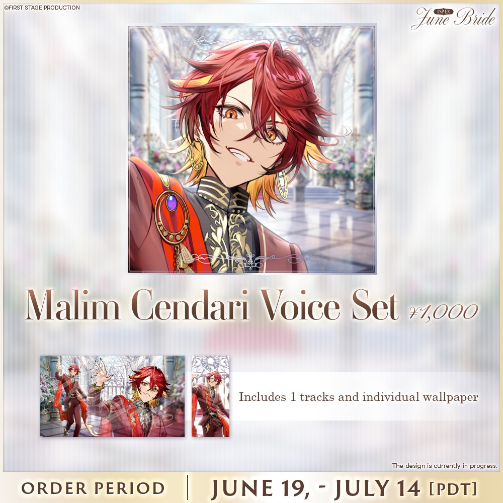 FIRST STAGE PRODUCTION EN June Bride Voice