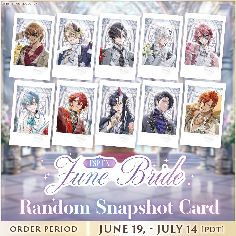 FIRST STAGE PRODUCTION EN June Bride Goods Random Snapshot Card
