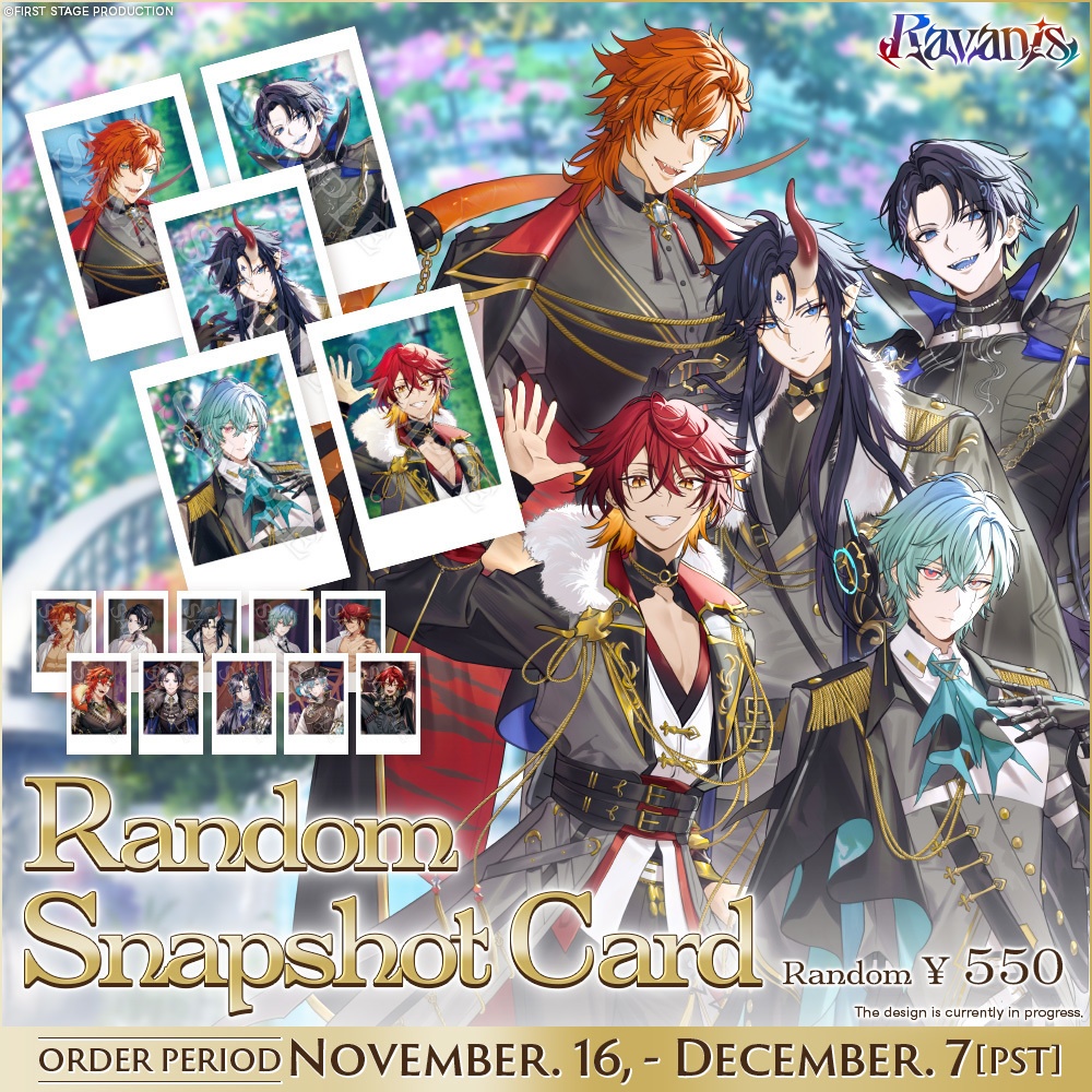 【Ravanis 1 Year Anniversary Goods】Random Snapshot Card