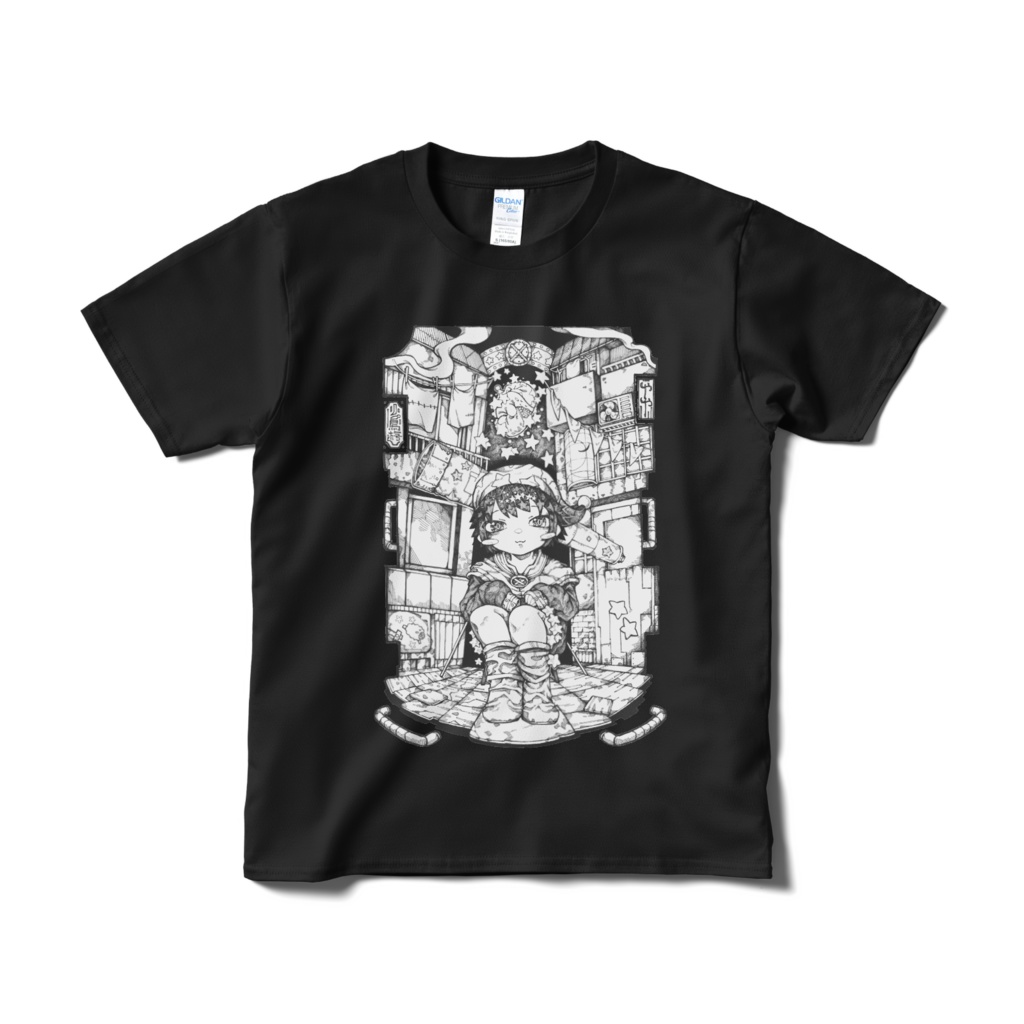 小鳥遊やや|Tシャツ 線画ver.