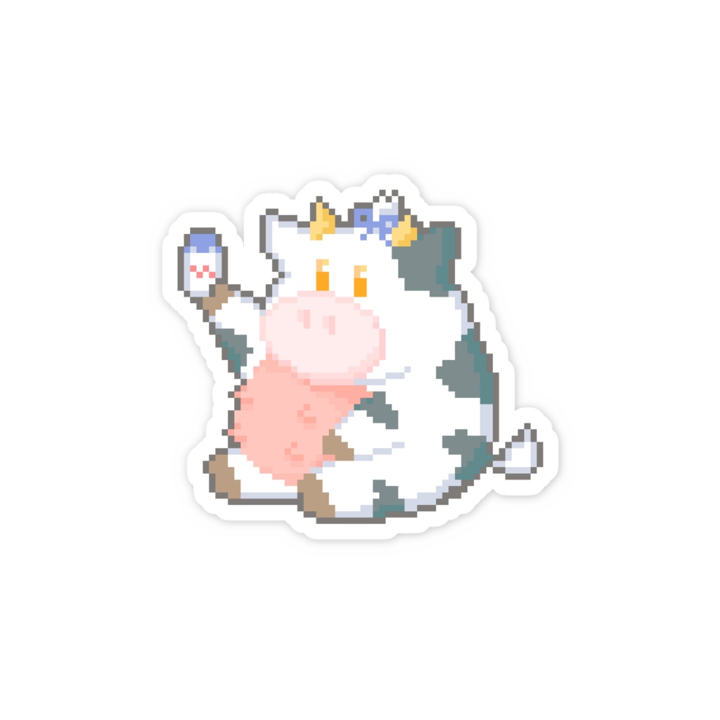 うしぽこステッカー