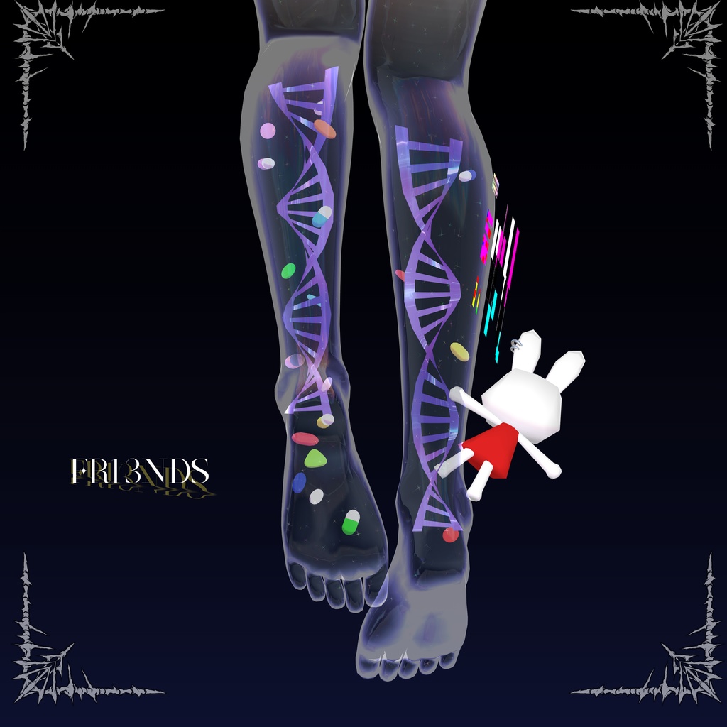 【3アバター対応】Genome -ゲノム-【Aquaglassコラボコンテンツ】