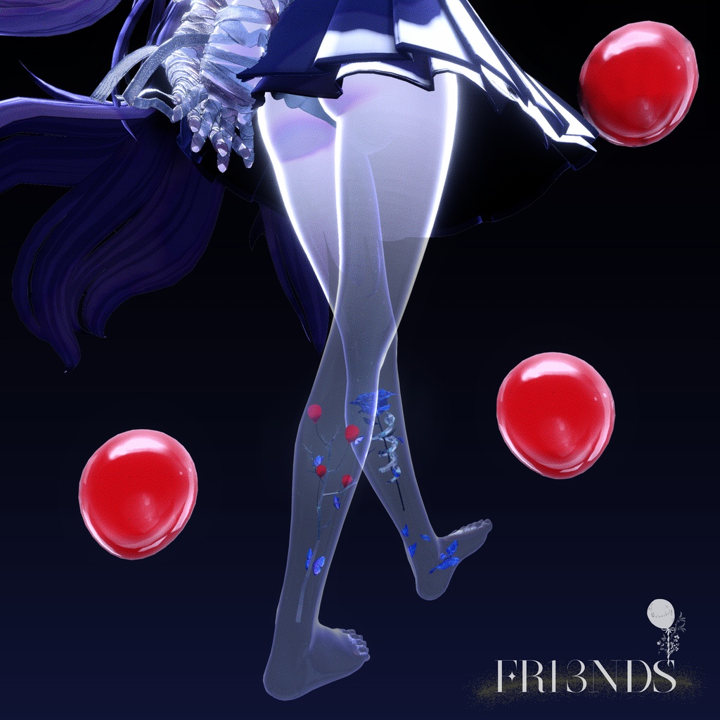 【3アバター対応】Melancholy メランコリー 【Aquaglassコラボコンテンツ】