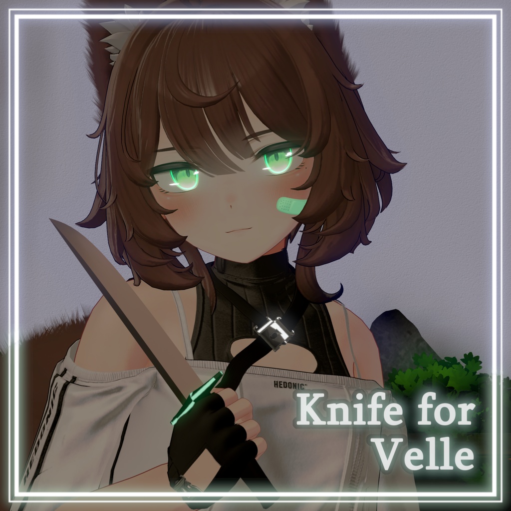 「ヴェール・Velle」Knife + Leg sheath / ナイフ + レッグシース
