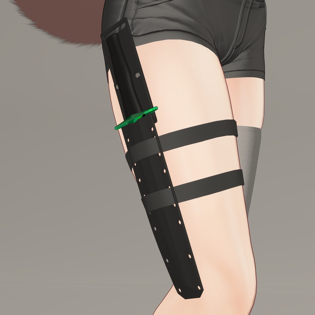 「ヴェール・Velle」Knife + Leg sheath / ナイフ + レッグシース