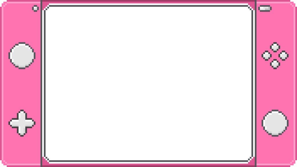 【フリー素材】サムネイル用背景/フレーム(9:16)『ドット絵-ゲーム機風-』