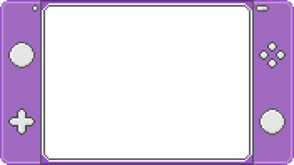 【フリー素材】サムネイル用背景/フレーム(9:16)『ドット絵-ゲーム機風-』