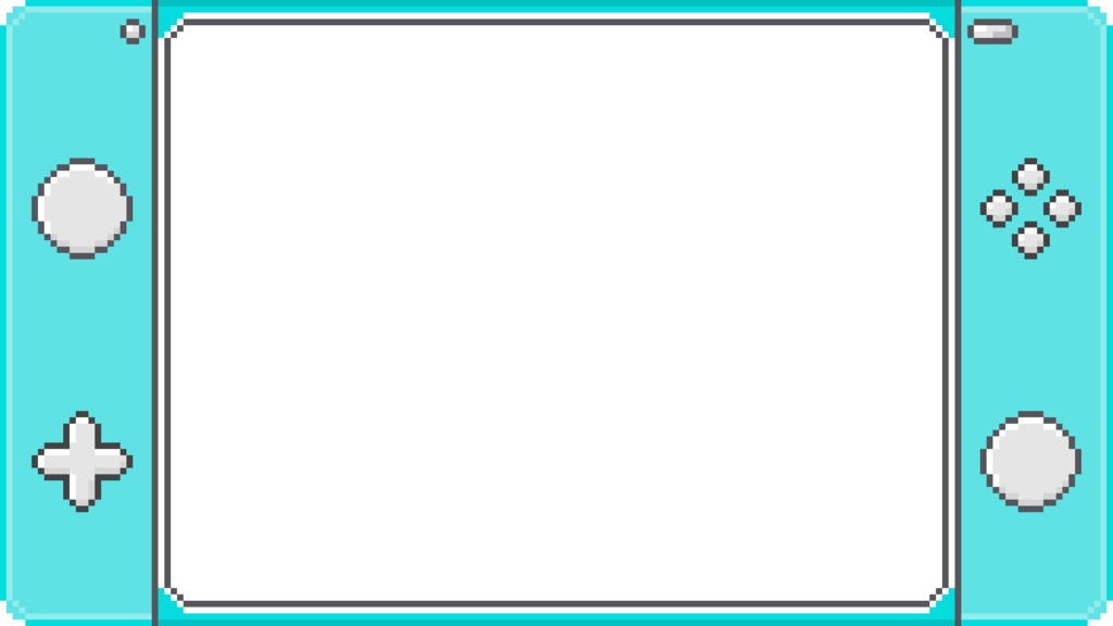 【フリー素材】サムネイル用背景/フレーム(9:16)『ドット絵-ゲーム機風-』