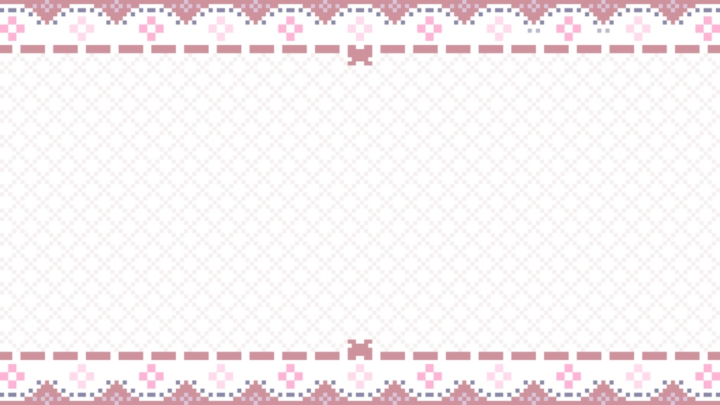 【フリー素材】サムネイル用背景(9:16)『ドット絵-お花-』