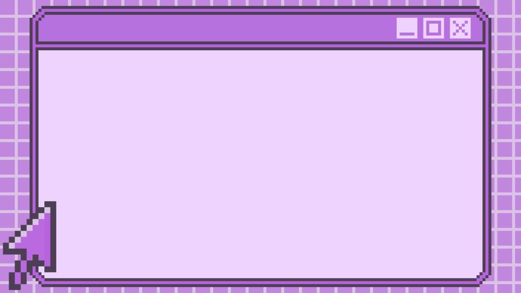 【フリー素材】サムネイル用背景(9:16)『ドット絵-PC風-』