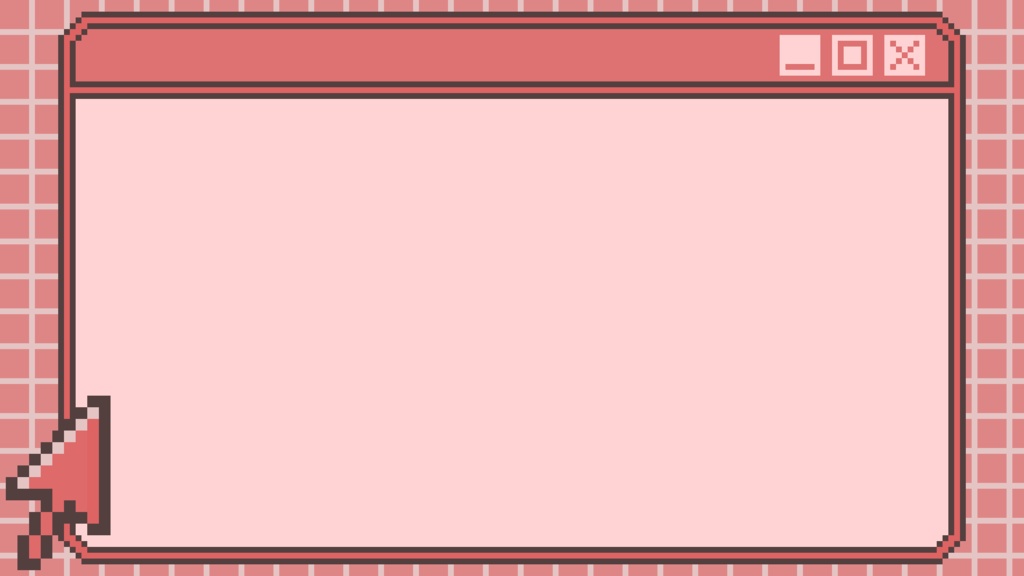 【フリー素材】サムネイル用背景(9:16)『ドット絵-PC風-』