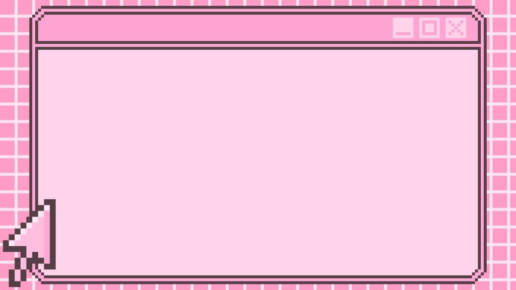 【フリー素材】サムネイル用背景(9:16)『ドット絵-PC風-』