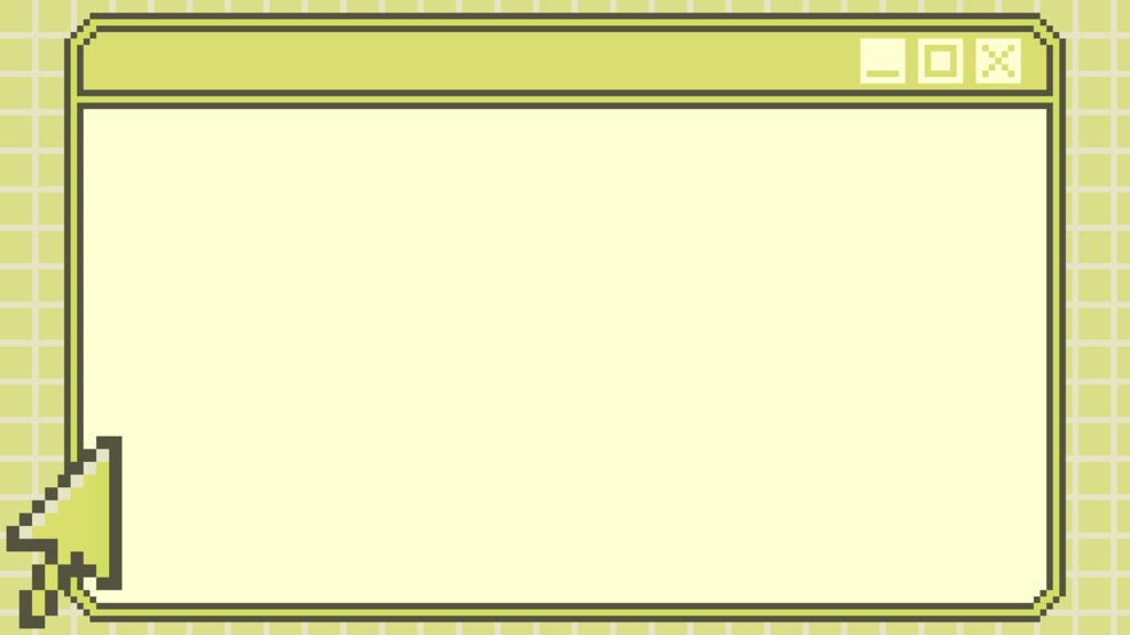 【フリー素材】サムネイル用背景(9:16)『ドット絵-PC風-』