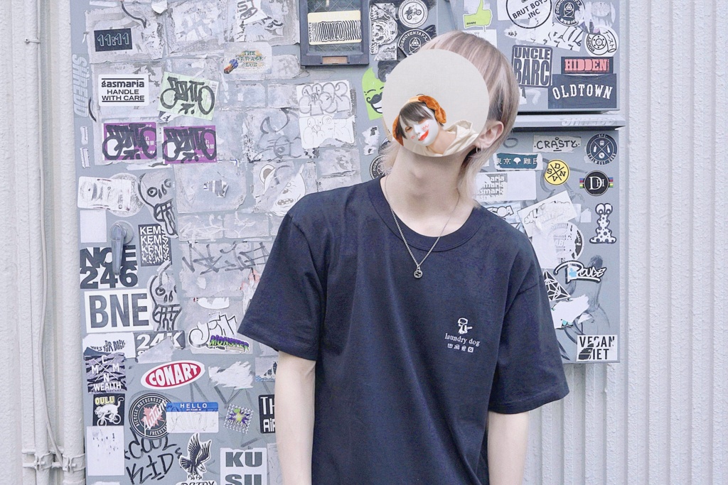 laundry dog Tee (サンプルセール)