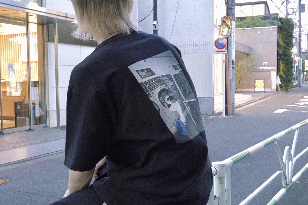 laundry dog Tee (サンプルセール)