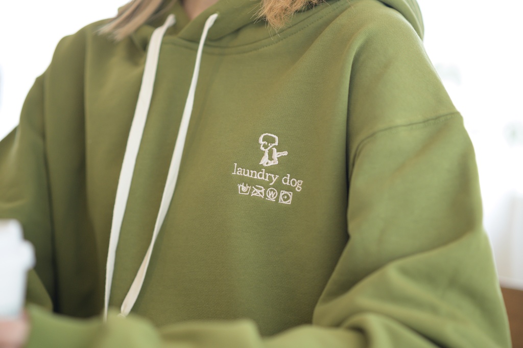 laundry dog hoodie
