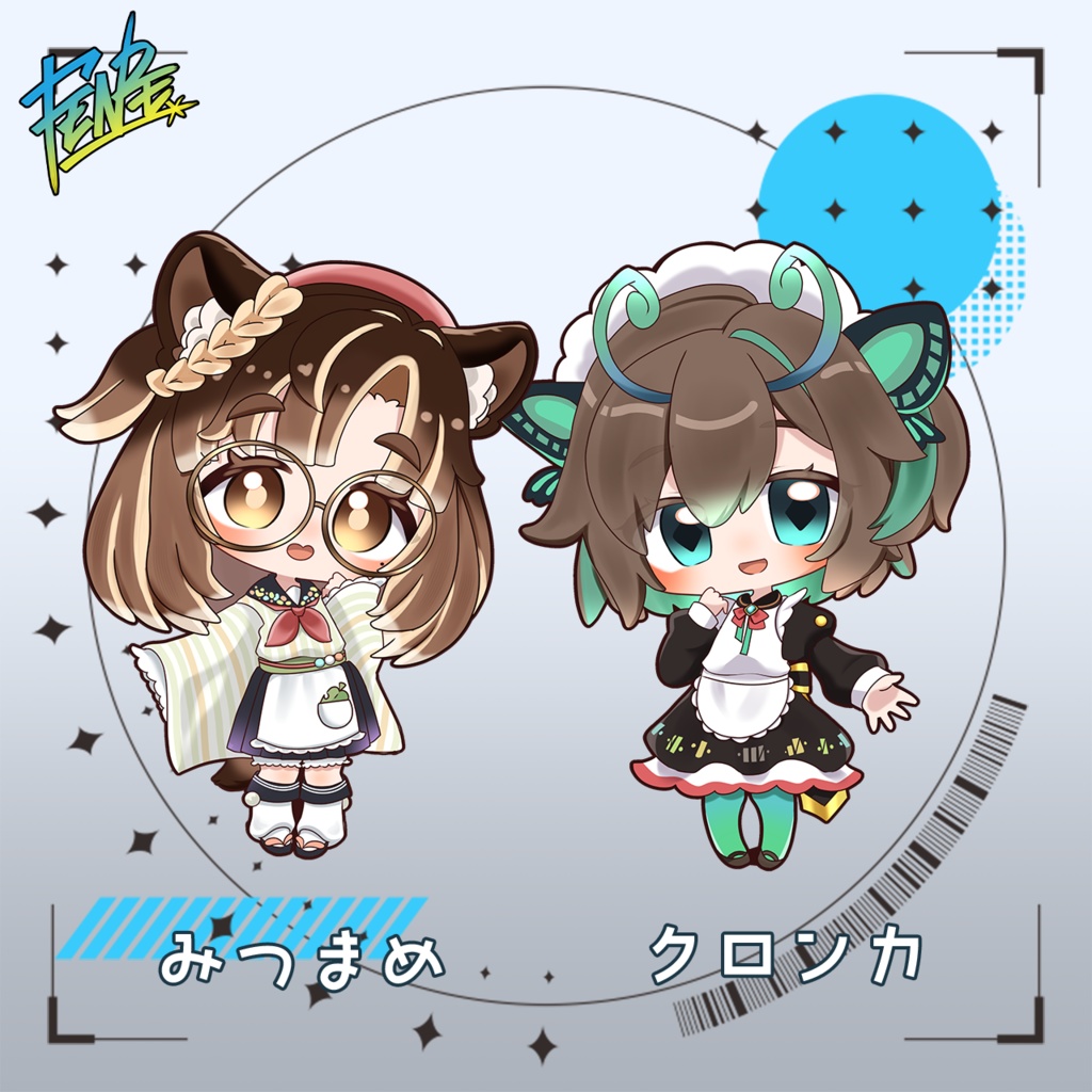 ✨まめふれんず一期生✨-ゆらゆらアクキー【壁紙付き】