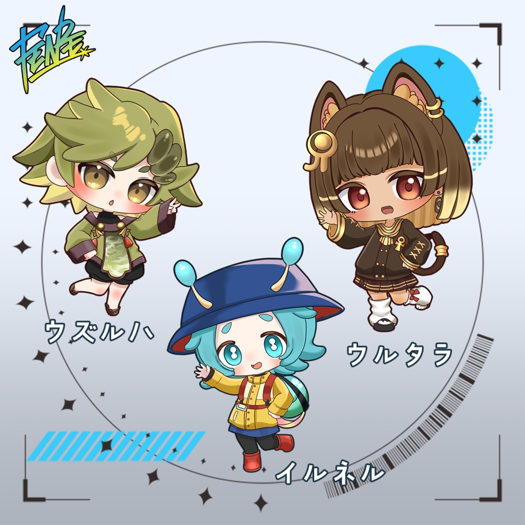 ✨まめふれんず一期生✨-ゆらゆらアクキー【壁紙付き】