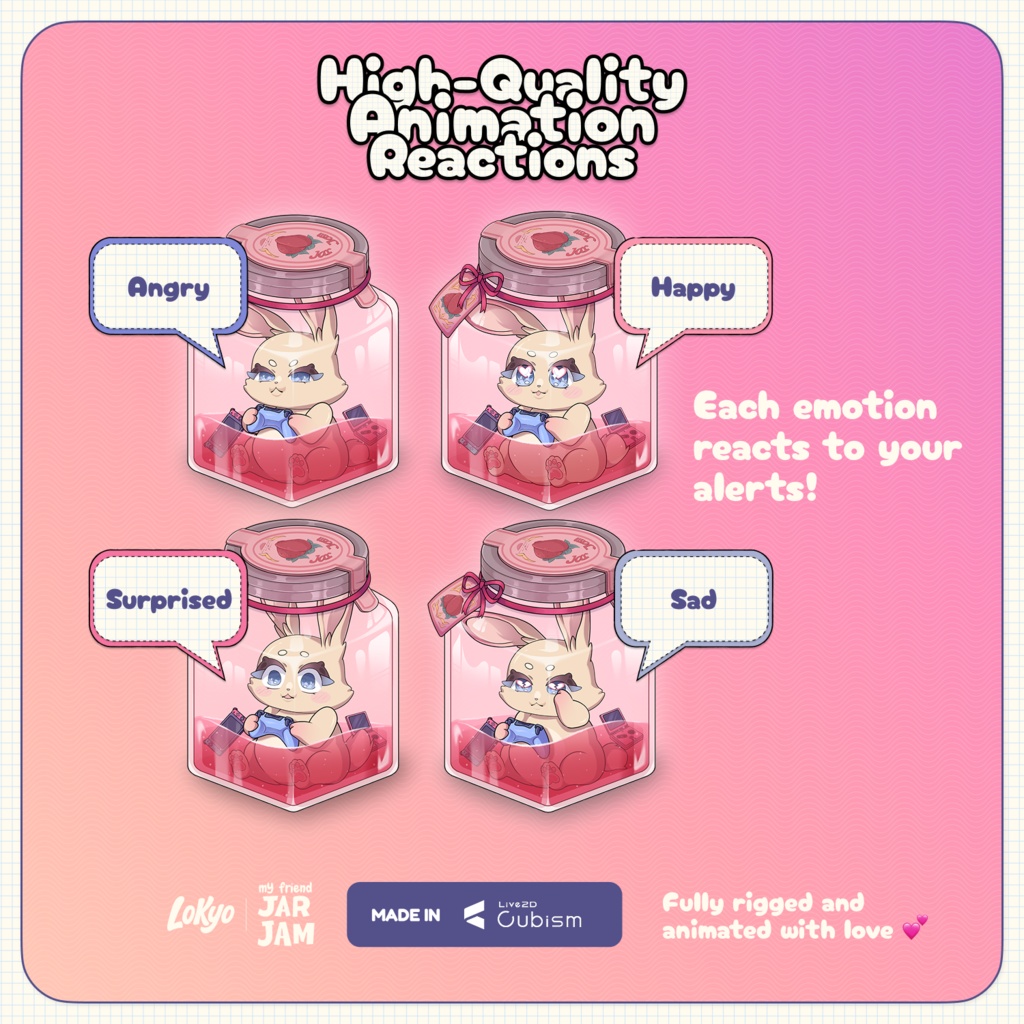 Jar Jam — Vol.01: Strawberry Bunny(ジャー・ジャム)