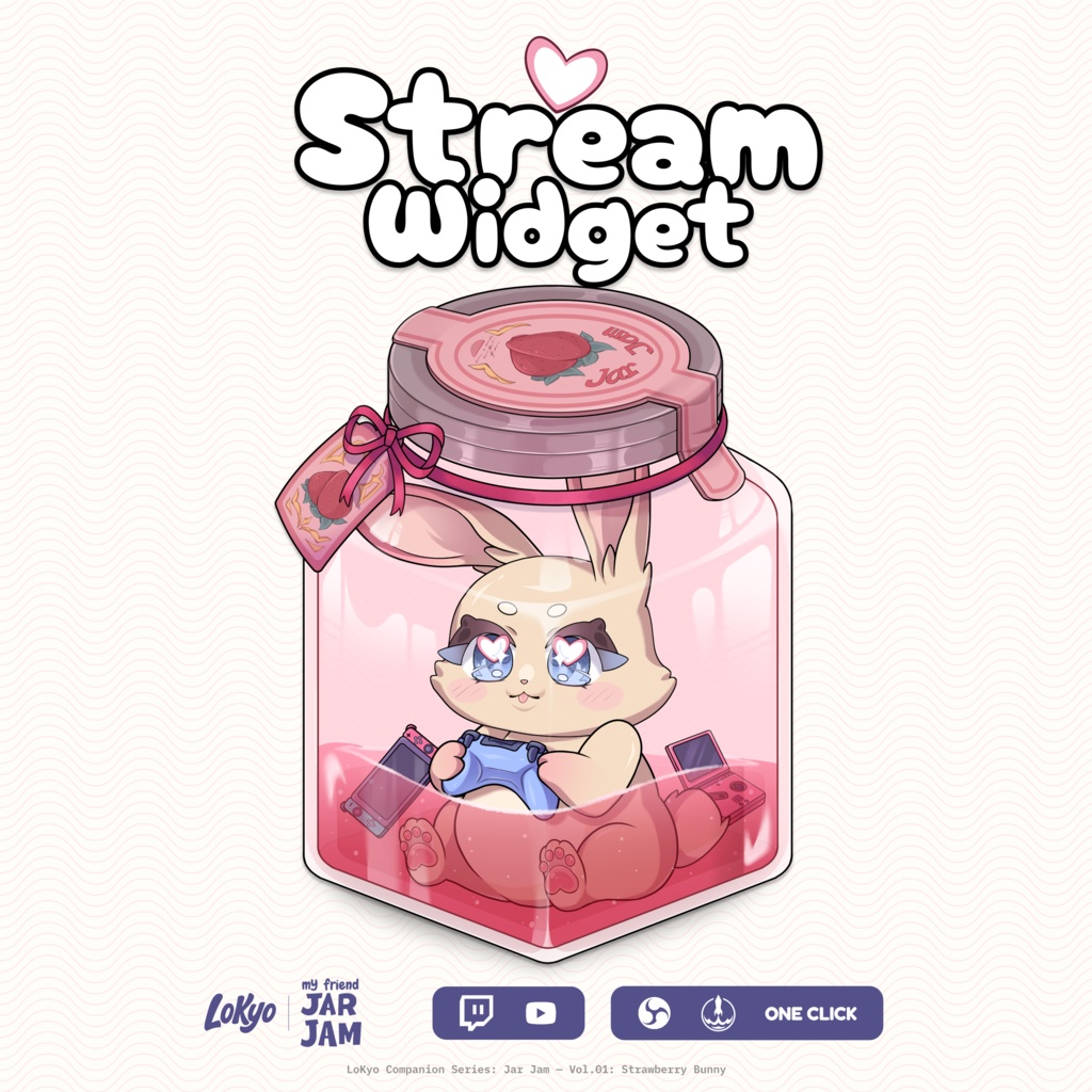 Jar Jam — Vol.01: Strawberry Bunny(ジャー・ジャム)