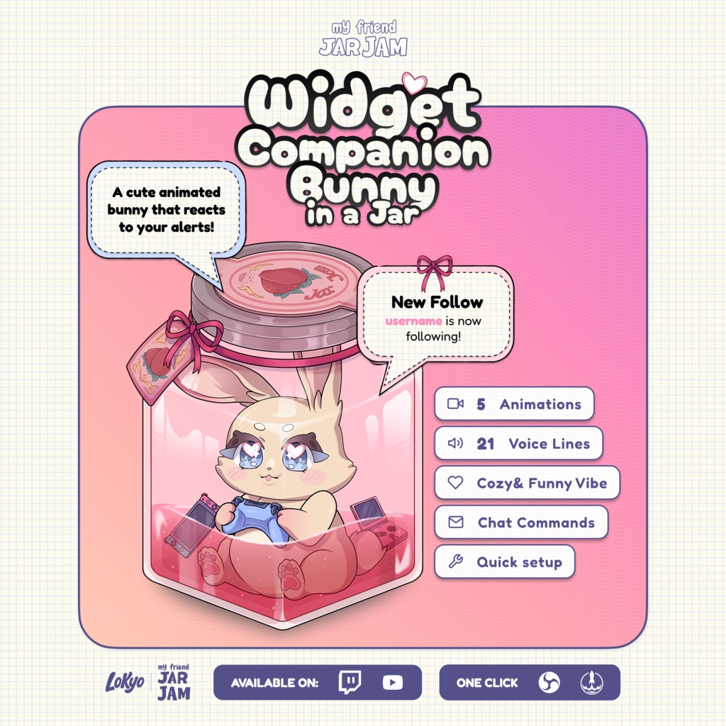 Jar Jam — Vol.01: Strawberry Bunny（ジャー・ジャム）