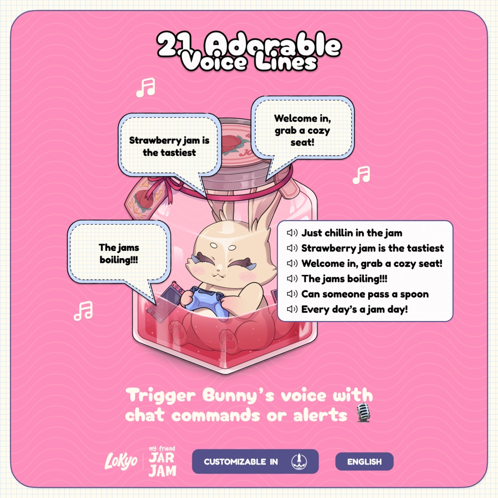 Jar Jam — Vol.01: Strawberry Bunny(ジャー・ジャム)