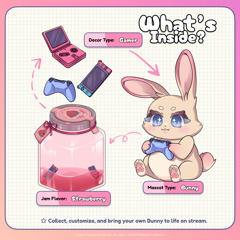 Jar Jam — Vol.01: Strawberry Bunny(ジャー・ジャム)